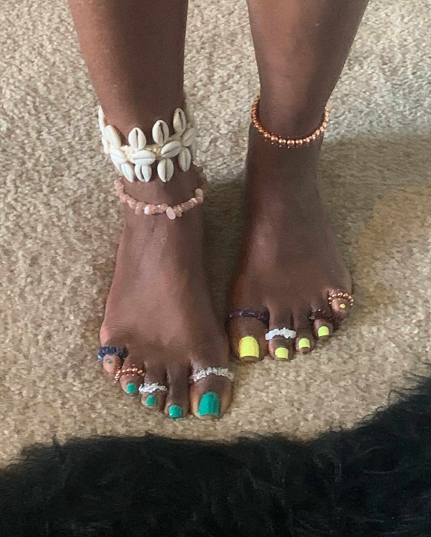 Cowrie Shell Cuff Anklet