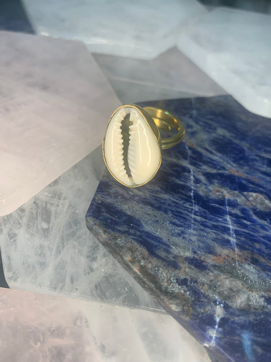 Cowrie Shell Ring